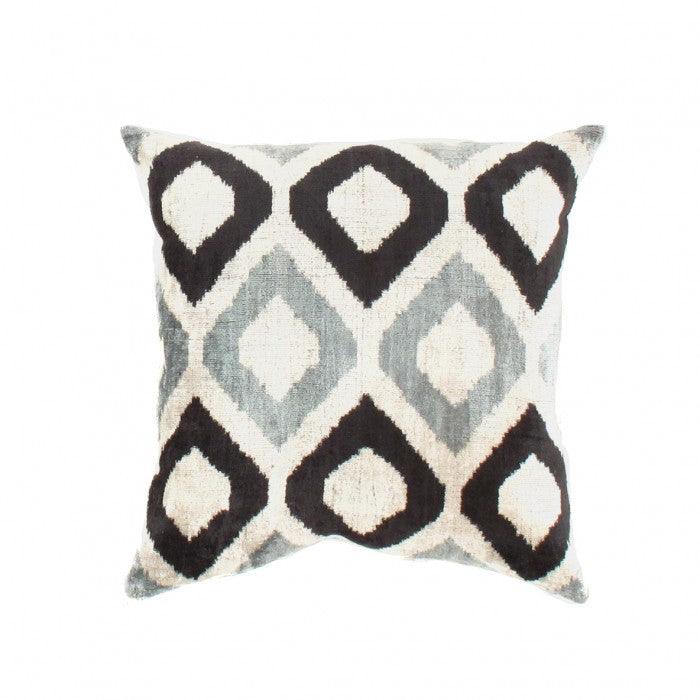 Canvello Handmade Decorative Ikat Pillow - 24" X 24" - Canvello