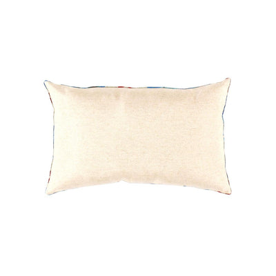Turkish White Silk Ikat Pillow | White Silk Ikat Pillow | Canvello