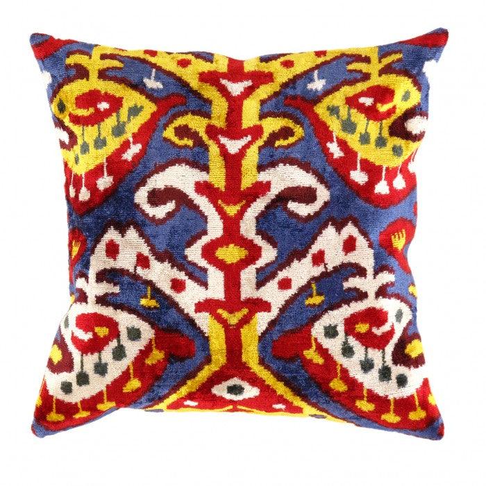 Velvet Red Buccaneer Pillow | Silk Turkish Buccaneer Pillow | Canvello