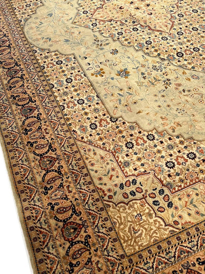 Canvello Handmade Fine Hand Knotted Tabriz Design Rug - 6'6'' X 10'3'' - Canvello