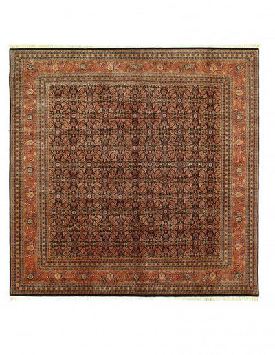 Canvello Handmade Fine Hand Knotteed Herati Square rug - 10' X 10' - Canvello