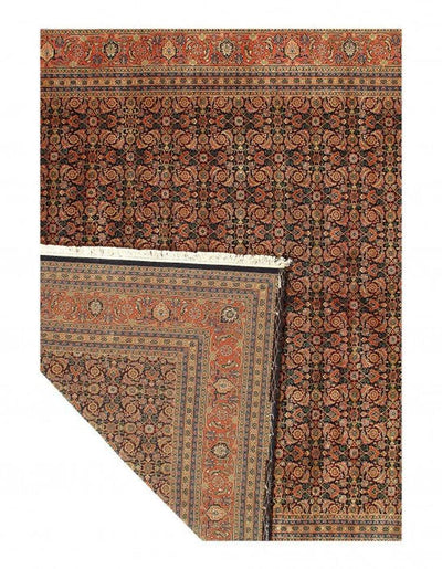 Canvello Handmade Fine Hand Knotteed Herati Square rug - 10' X 10' - Canvello