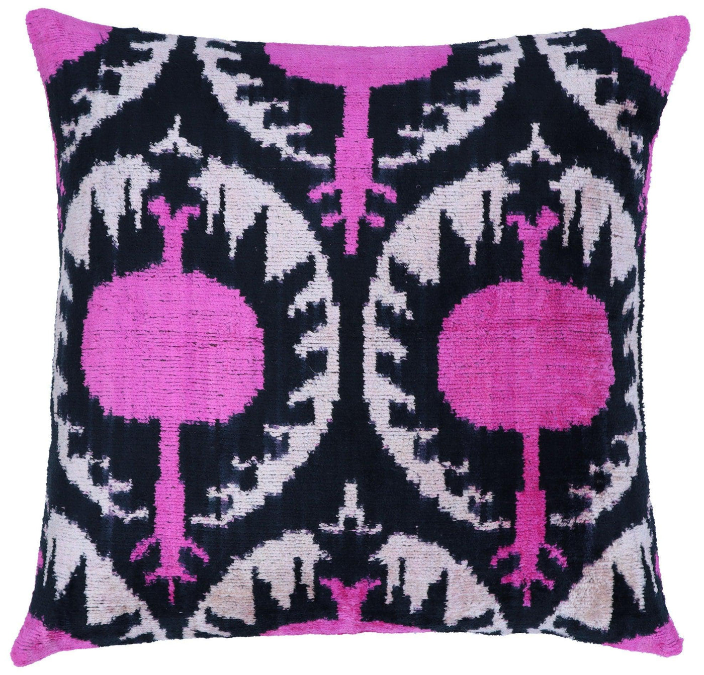 Canvello Handmade Floral Pink Throw Pillows - 16x16 inch