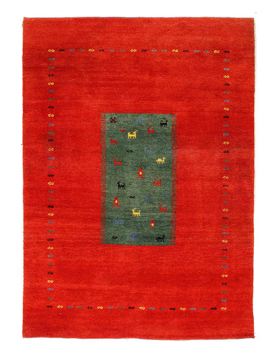 Canvello Handmade Gabbeh Colorful Area Rugs - 6' X 9' - Canvello