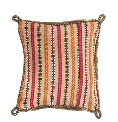 Canvello Handmade Gabbeh Lori Pillow - 12" X 12" - Canvello