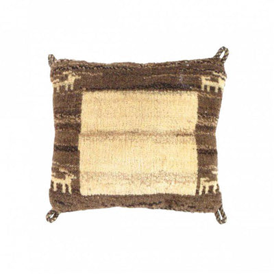 Canvello Handmade Gabbeh Lori Pillow - 12" X 12" - Canvello