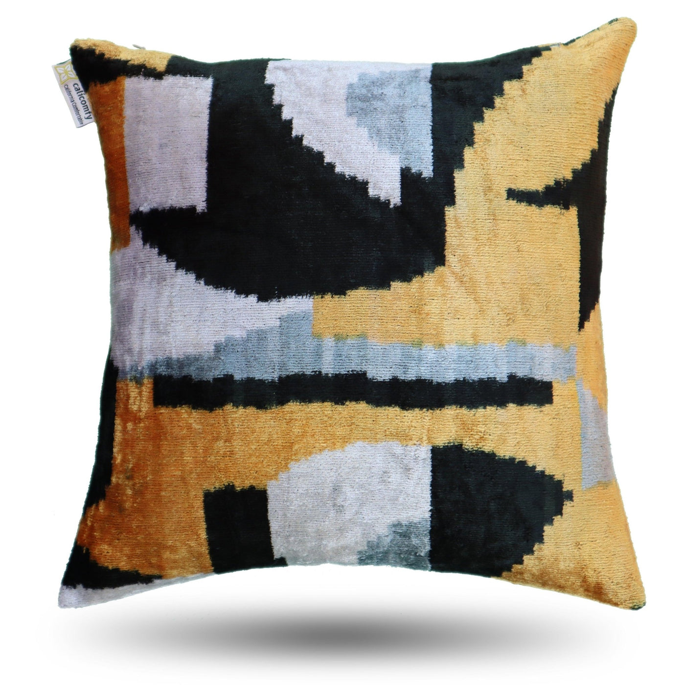 Canvello Handmade Gold Velvet Throw Pillow - 18x18 - Canvello