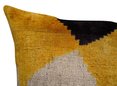 Canvello Handmade Gold Velvet Throw Pillow - 20x20 - Canvello