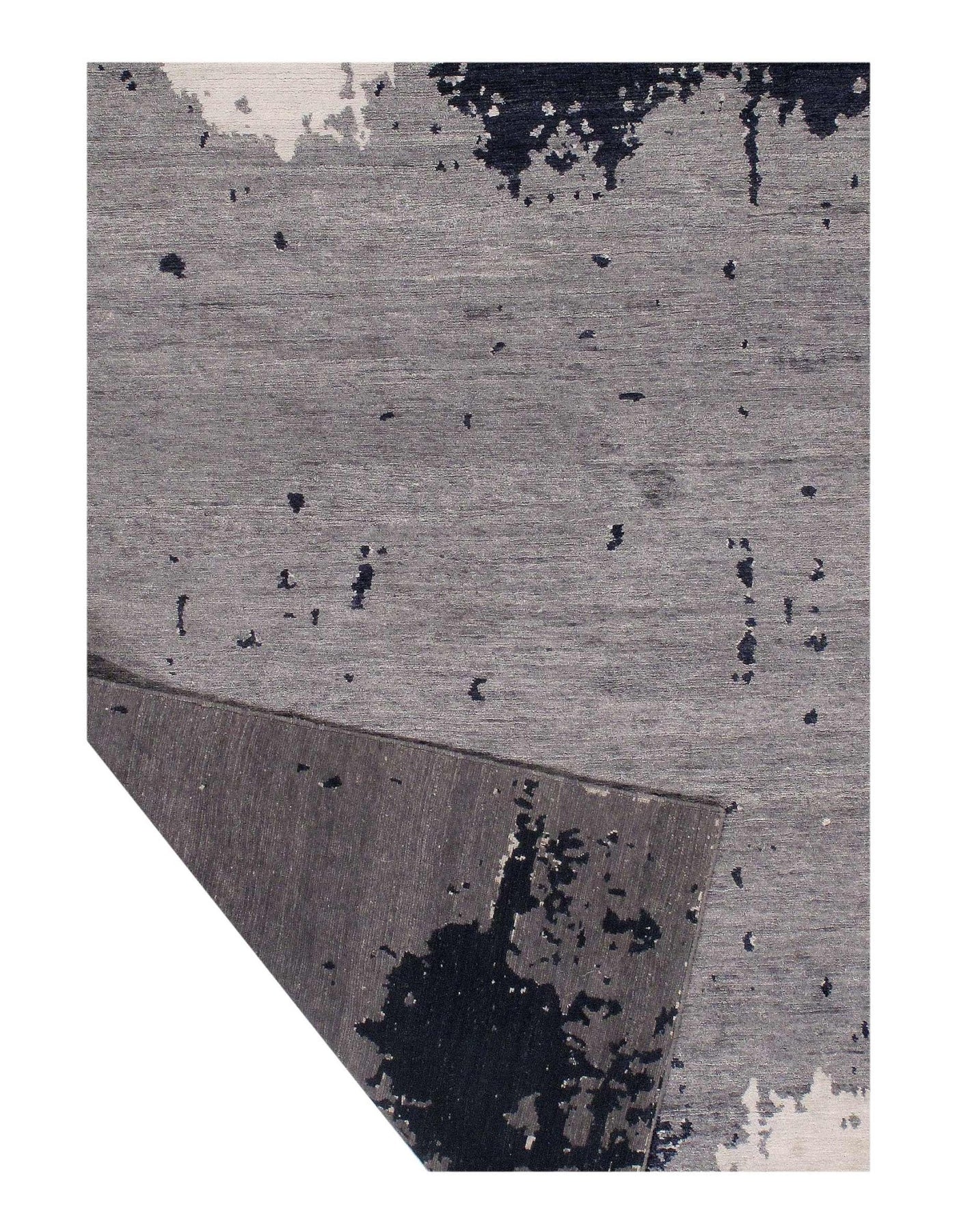 Canvello Handmade Gray Modern Rug - 5'6 X 8' - Canvello