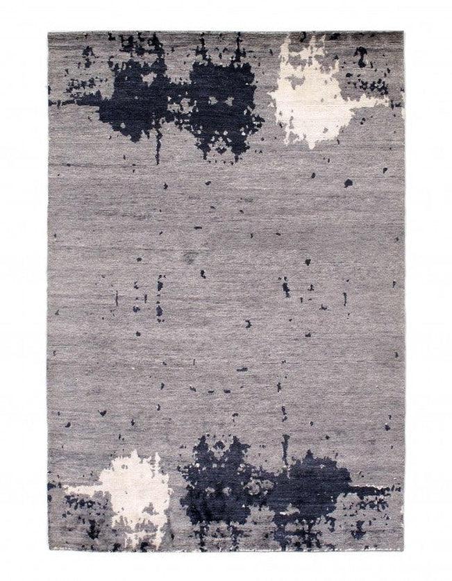 Canvello Handmade Gray Modern Rug - 5'6 X 8' - Canvello