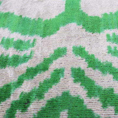 Canvello Handmade Green Velvet Throw Pillows - 16x24