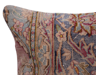 Canvello Handmade Kerman Persian Rug Pillows - 18"x18"