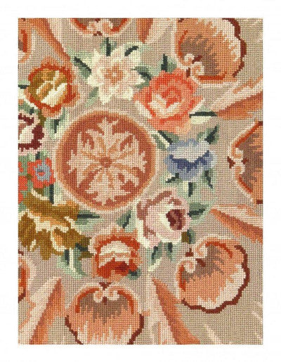 Canvello Handmade Light Brwon Fine Hand Knotted Abusson Rug - 8' X 10 - Canvello