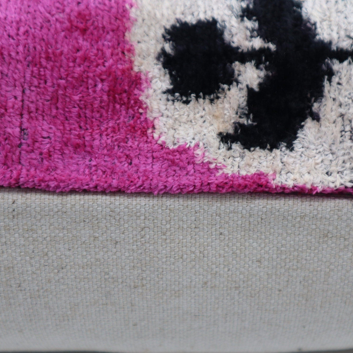 Canvello Handmade Luxury Decorative Pink with Doen Feather Pillow - 16x24in - Canvello