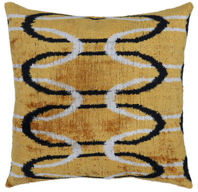 Canvello Handmade Luxury Gold Throw Pillows - 16x16 inch - Canvello