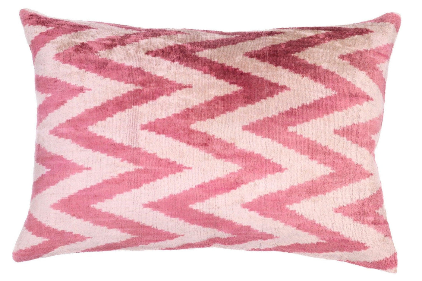 Canvello Handmade Luxury Pinkish Velvet Throw Pillow - 16x24 - Canvello