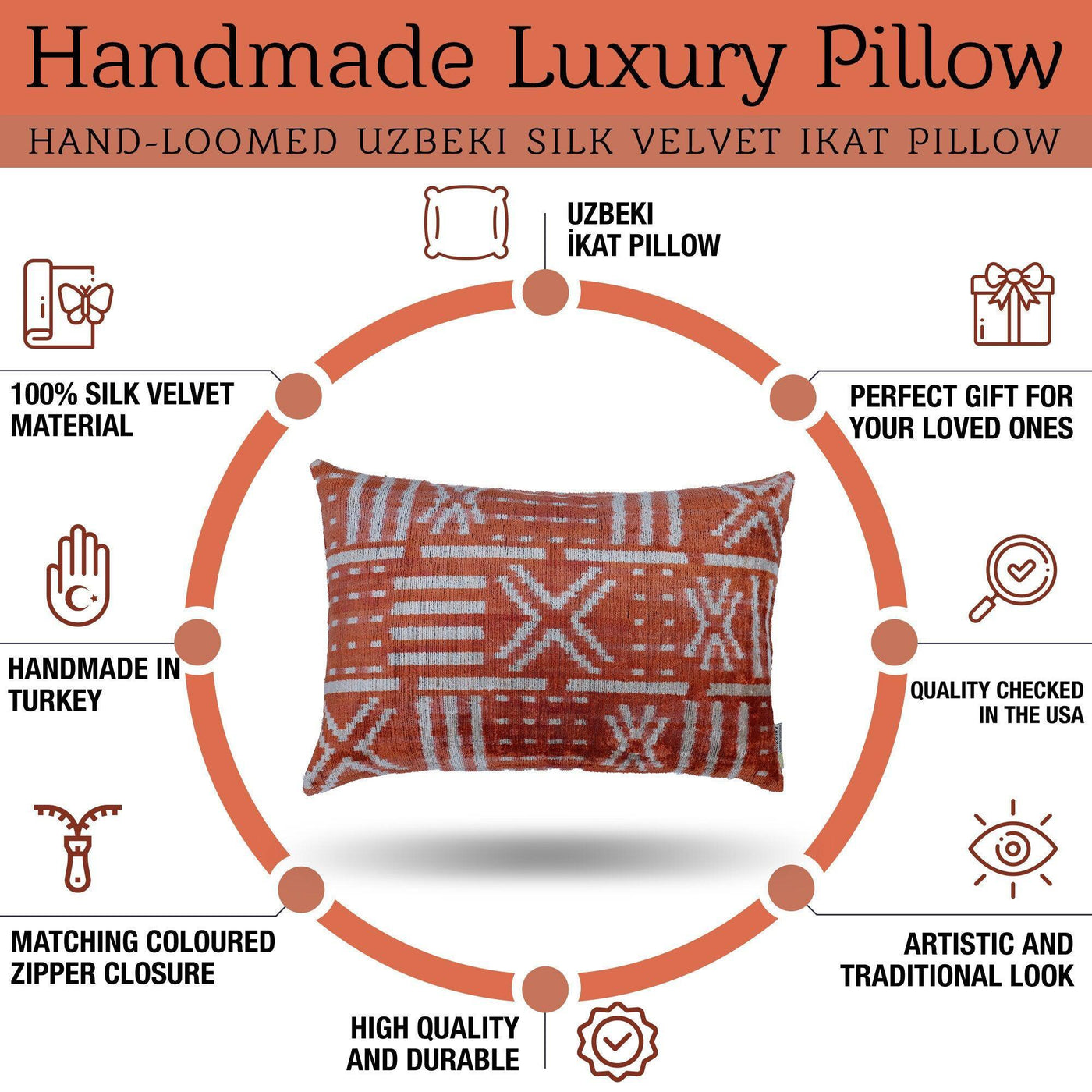 Canvello Handmade Luxury Soft Cushions - 16x24