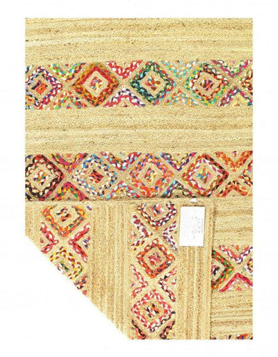 Canvello Handmade Natural Fiber Jute Rug - 5' X 8' - Canvello