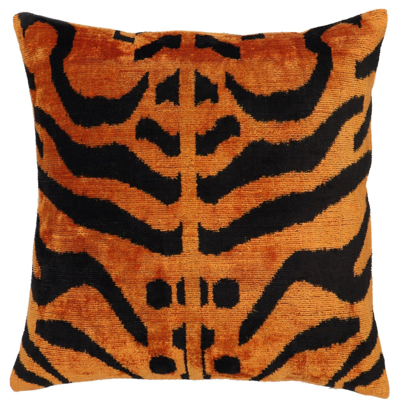 Canvello Handmade Orange Throw Pillow - 16x16 in - Canvello