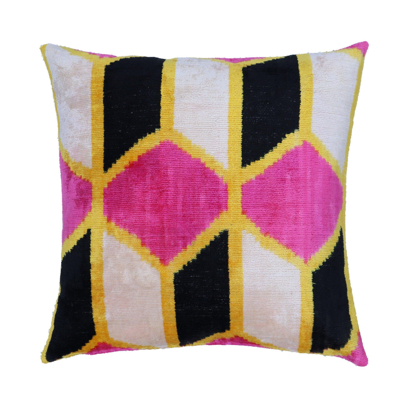 Canvello Handmade Pink Velvet Throw Pillows - 16x16 inch