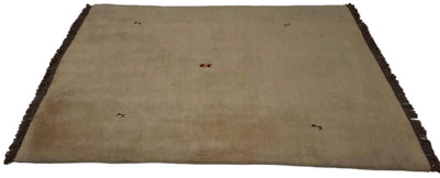 Canvello Handmade Shiraz Silkroad Gabbeh Rug - 5'6'' X 6'6'' - Canvello