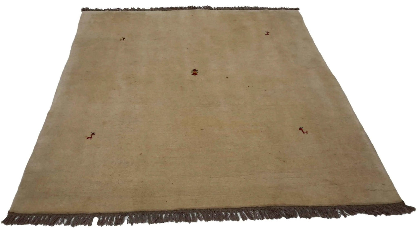 Canvello Handmade Shiraz Silkroad Gabbeh Rug - 5'6'' X 6'6'' - Canvello