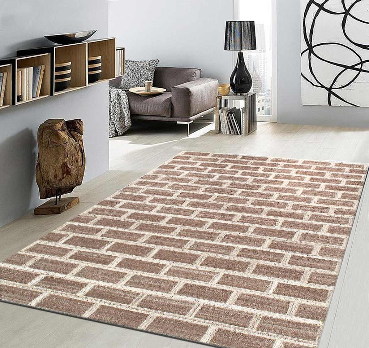 Canvello Handmade Studio Leather Modern Rug - 4' X 6' - Canvello