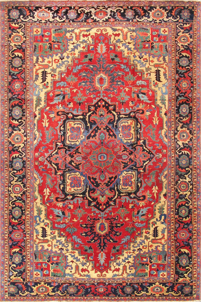 Canvello Heriz Colorful Rugs For Living Room - 12'9" X 19'3" - Canvello