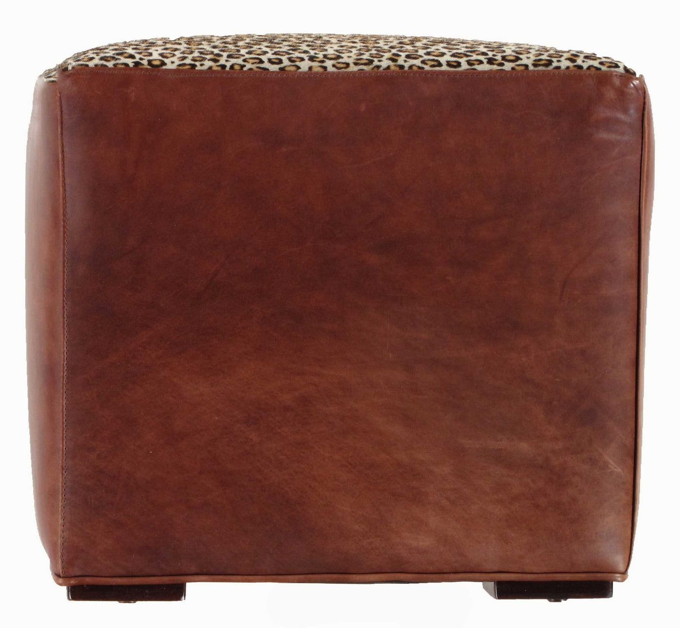 Canvello High Grade Quality Italian Leather Ottoman - Canvello