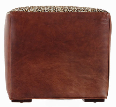 Canvello High Grade Quality Italian Leather Ottoman - Canvello