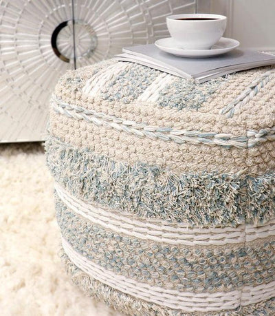 Canvello Home Grand Canyon Cotton Pouf - Canvello