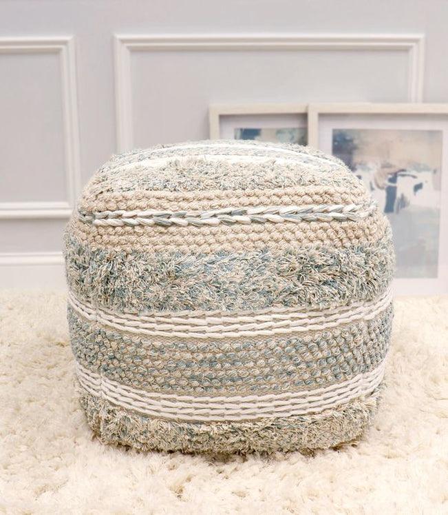 Canvello Home Grand Canyon Cotton Pouf - Canvello