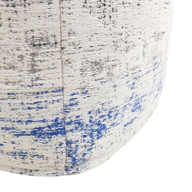 Canvello Home Grandcanyon Distressed Cotton Pouf - Canvello