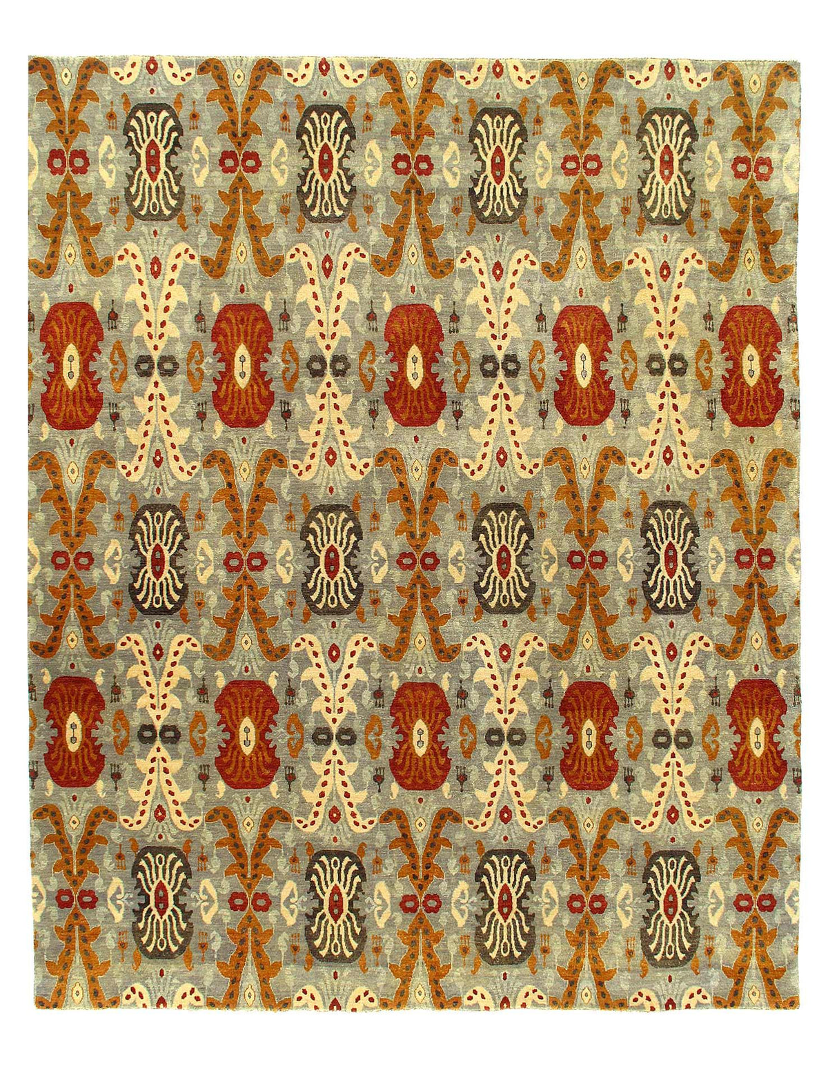 Alfombra Canvello Ikat Verde Oliva - 8' X 9'9'' 