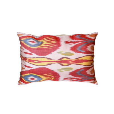 Canvello Ikat Silk Pillow- 16" x 24"