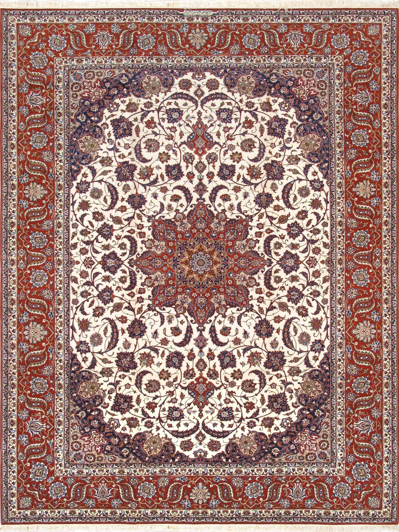 Canvello Isfahan Large Rugs For Living Room - 8'6" X 11'11" - Canvello