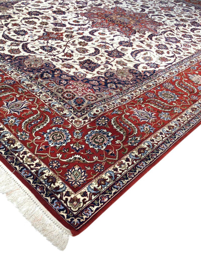 Canvello Isfahan Large Rugs For Living Room - 8'6" X 11'11" - Canvello