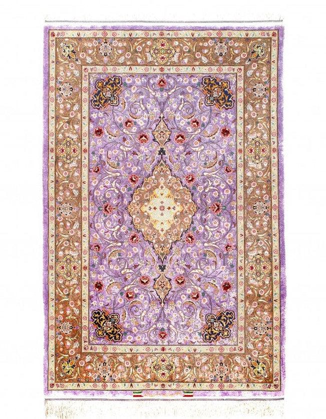 Canvello Isfahan Purple Rug For Living Room - 3'6'' X 5'6'' - Canvello