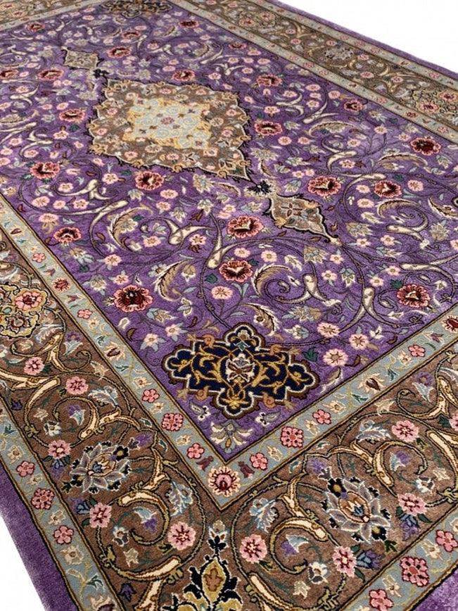 Canvello Isfahan Purple Rug For Living Room - 3'6'' X 5'6'' - Canvello