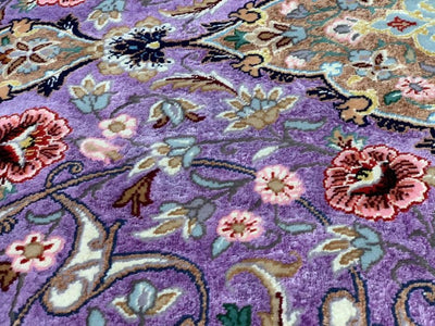 Canvello Isfahan Purple Rug For Living Room - 3'6'' X 5'6'' - Canvello