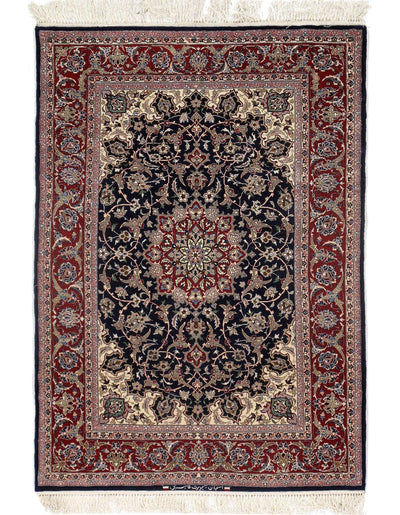 Canvello Isfahan Red And Blue Area Rugs - 3'5" X 5' - Canvello