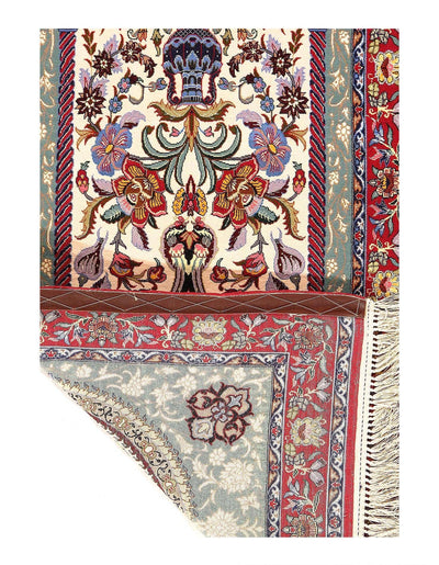 Isfahan Silk & Wool Mehrab Design - 2'5" X 3'11"