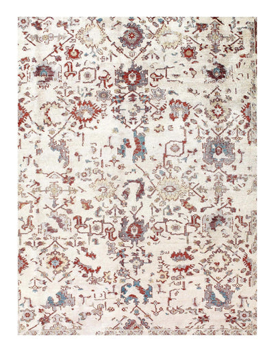 Canvello Ivory Broken Design Rug - 9'3'' x 12' - Canvello