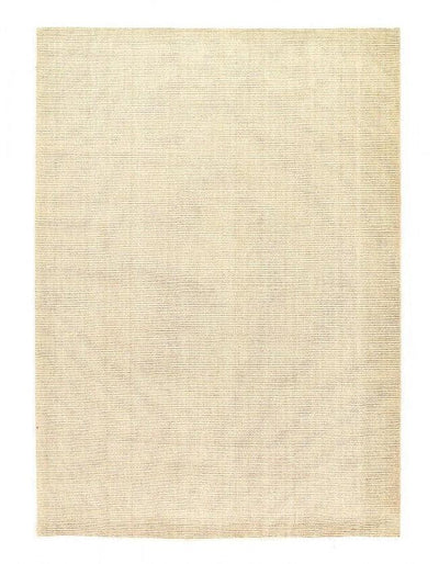 Canvello Ivory color Hand Knotted Modern rug 6'8'' X 9'4'' - Canvello