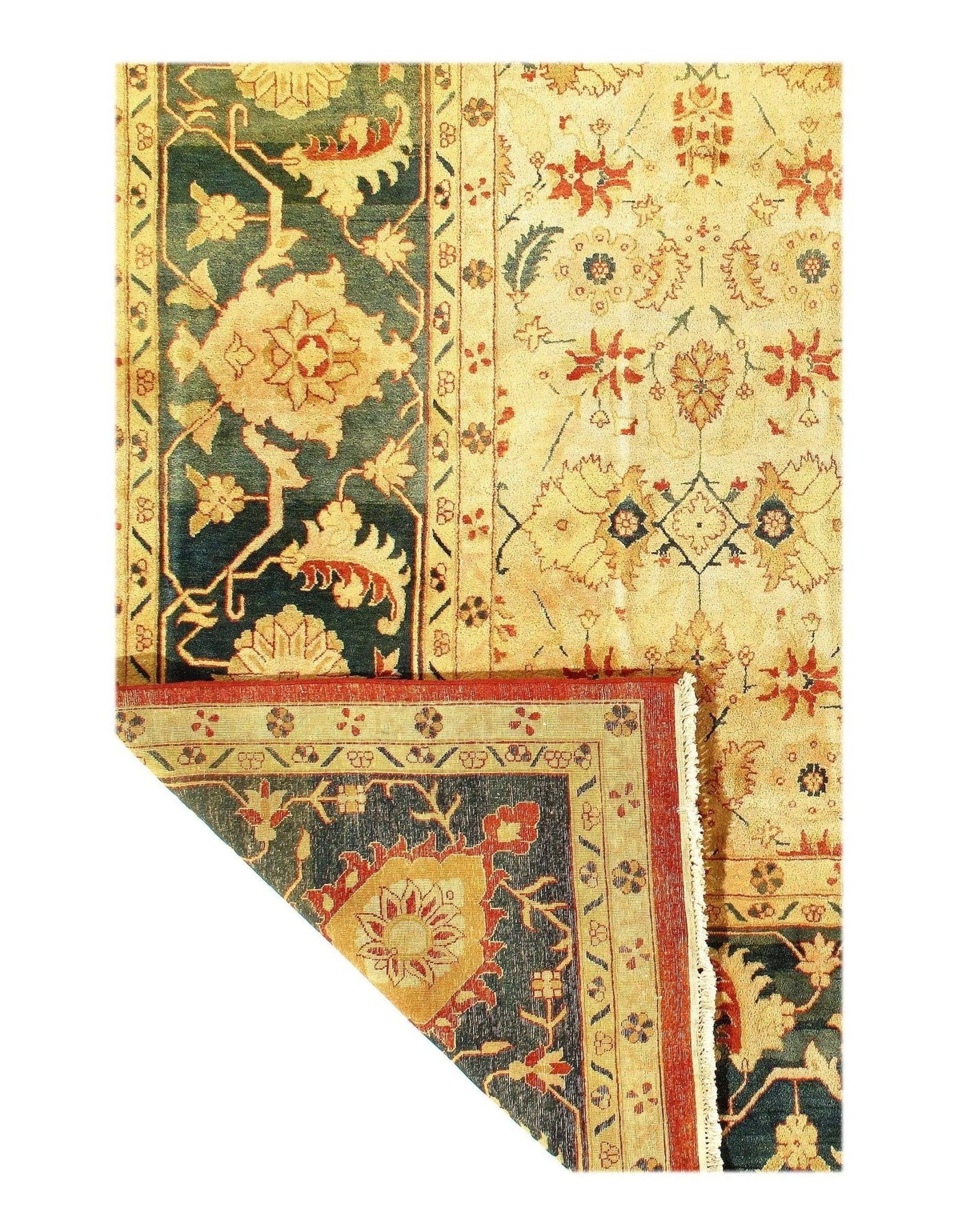 Canvello Ivory Fine Hand Knotted Agra 11'8'' X 17'6'' - Canvello