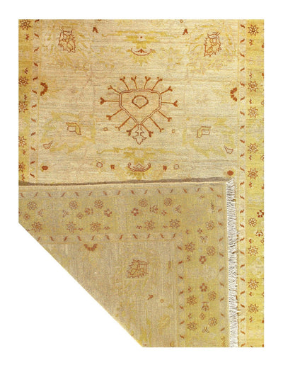 Canvello Ivory Fine Hand Knotted Farahan Design 5'2'' X 8' - Canvello