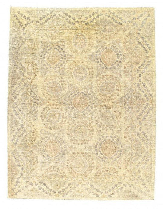Canvello Ivory Fine hand Knotted Farahan design 9' X 12'