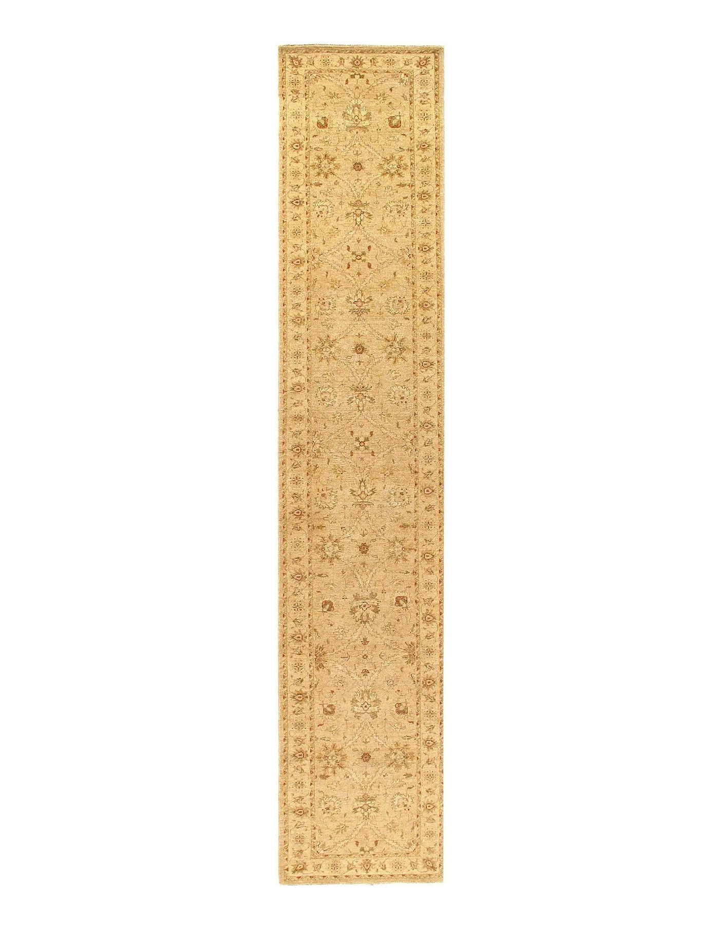 Ivory Fine Hand Knotted Farahan runner - 2'9'' X 17'6''