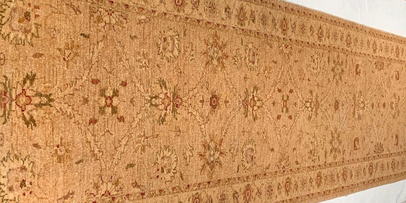 Canvello Ivory Fine Hand Knotted Farahan runner - 2'9'' X 17'6'' - Canvello