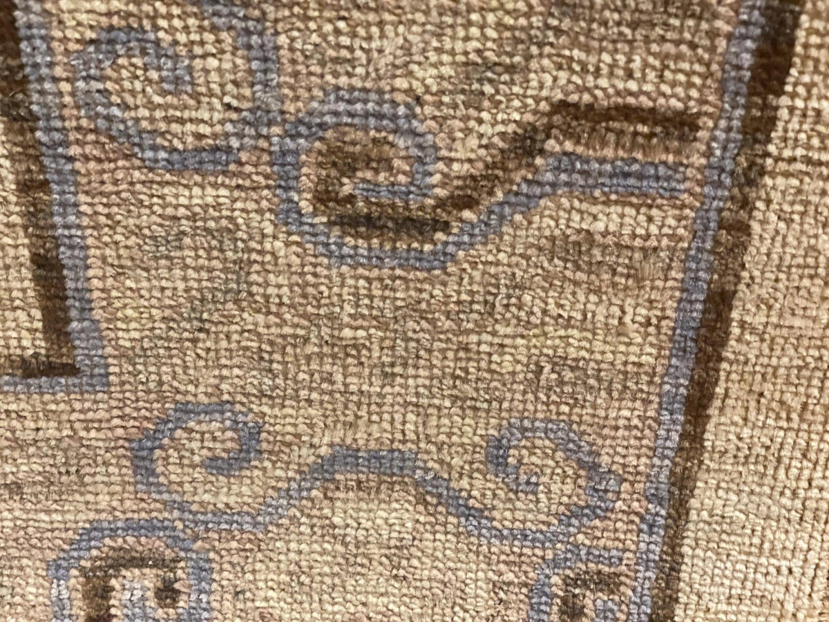 Canvello Ivory fine Hand Knotted Khotan Rug - 8' X11' - Canvello